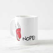 Mug Le Dragon En Colère A Un Coeur (Devant gauche)