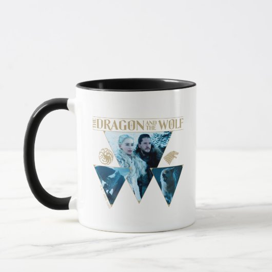 Mug Le Dragon et le Wolf Daenerys & Jon Graphic (Gauche)