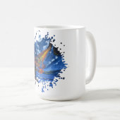 Mug Le dragon - Œuvre d'art faite main (Devant droit)