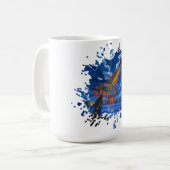 Mug Le dragon - Œuvre d'art faite main (Devant gauche)