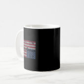 Mug Le Drapeau Américain La Résistance Résiste À L'Inv (Devant gauche)