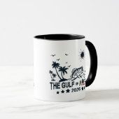 Mug Le drapeau américain patriotique du golfe d'Amériq (Devant droit)