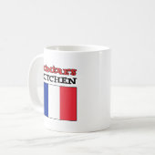 Mug Le drapeau de la cuisine de Memere de France (Devant gauche)
