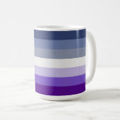 Mug Le drapeau de la fierté lesbienne butch de Slipper (Devant droit)