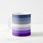 Mug Le drapeau de la fierté lesbienne butch de Slipper (Devant gauche)