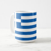 Mug Le drapeau de la Grèce (Devant gauche)