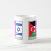 Mug Le drapeau de la paix de Jérusalem (Centre)