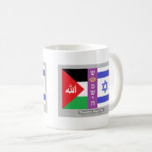 Mug Le drapeau de la paix du Messie (Devant droit)