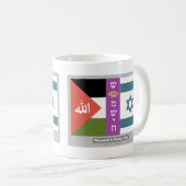 Mug Le drapeau de la paix du Messie (Devant droit)