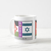 Mug Le drapeau de la paix du Messie (Devant gauche)