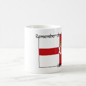 Mug Le drapeau de l'Irlande du Nord, Ulster, se (Centre)