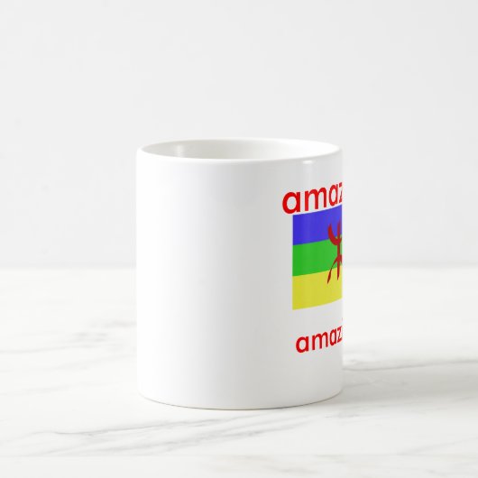 Mug le drapeau des personnes d'amazigh (Centre)