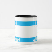 Mug Le drapeau d'Israël : la judaïsation juive (Centre)