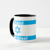 Mug Le drapeau d'Israël : la judaïsation juive (Devant gauche)