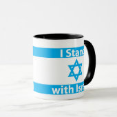 Mug Le drapeau d'Israël : la judaïsation juive (Devant droit)