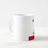 Mug Le drapeau d'ours - drapeau de l'état de la (Devant gauche)