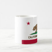 Mug Le drapeau d'ours - drapeau de l'état de la (Centre)