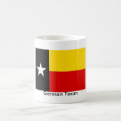 Mug Le drapeau du Texas avec le drapeau allemand (Centre)