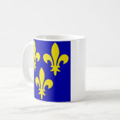 Mug Le drapeau médiéval de France (Devant gauche)
