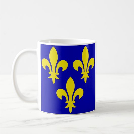 Mug Le drapeau médiéval de France (Gauche)