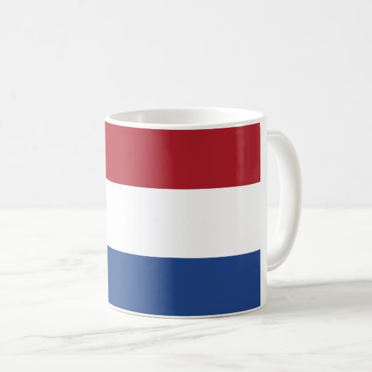 Mug Le drapeau Pays-Bas (néerlandais) (Devant droit)