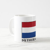 Mug Le drapeau Pays-Bas (néerlandais) (Devant gauche)