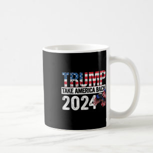 Mug Le drapeau Trump 2024 fait revenir l'Amérique 4 ju