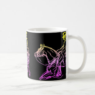Mug Le dressage 3 plus esquisse multicolore