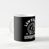 Mug Le droit est ma superpuissance (Devant gauche)