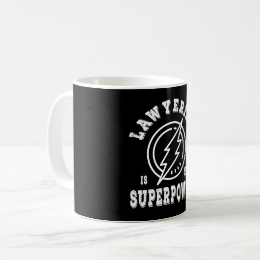 Mug Le droit est ma superpuissance (Devant gauche)