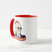 Mug Le drôle de président Joe Biden Christmas Coffee M (Devant gauche)