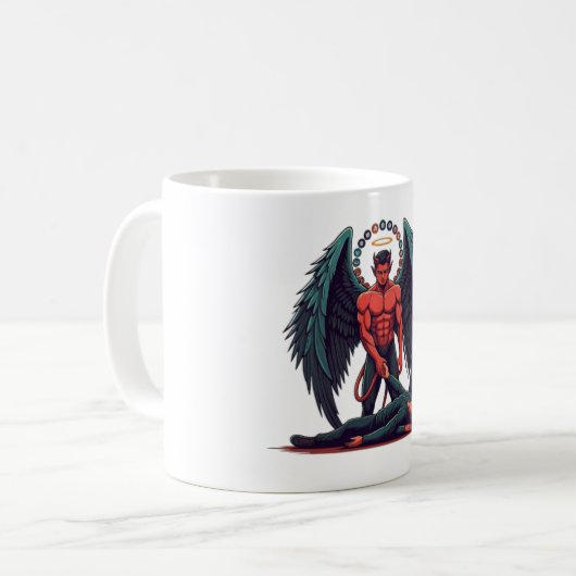 Mug "Le Duel d'Honneur : Devil Angel Sportive Tee" (Devant gauche)