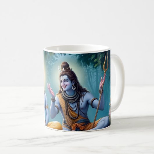 Mug Le Duo Divin : Mahadev et Shrikrishna Masterpiec (Devant droit)