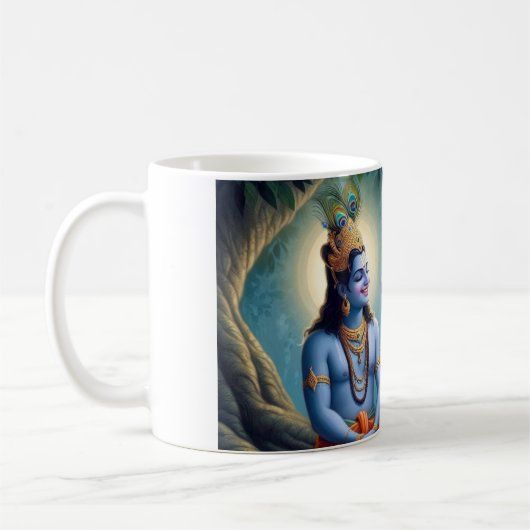 Mug Le Duo Divin : Mahadev et Shrikrishna Masterpiec (Gauche)
