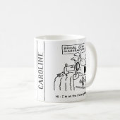 Mug Le fabricant de vêtements mariage est "sur le trai (Devant droit)