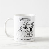 Mug Le fabricant de vêtements mariage est "sur le trai (Gauche)