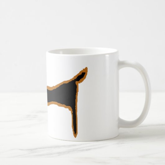 Mug Le fameux Dachshund noir (Droite)