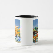 Mug Le fameux dragon à la villa Haw Par de Singapour e (Centre)