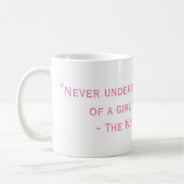 Mug Le fameux RBG ne sous-estime jamais le devis (Gauche)