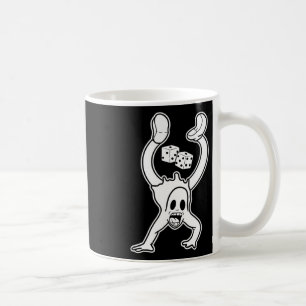 Mug Le Fantôme Clown Lucky Dice Poignée Gothique Carto