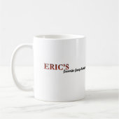 Mug Le favori d'Éric (Gauche)