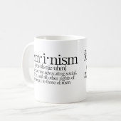 Mug Le féminisme défini (Devant gauche)