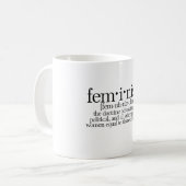 Mug Le féminisme défini (Devant gauche)