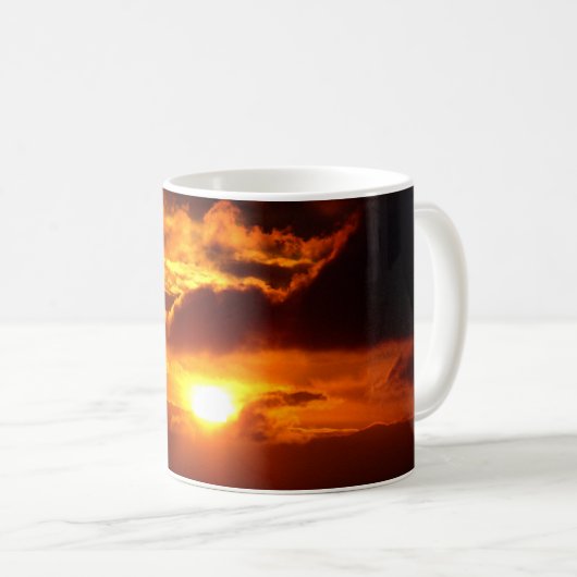 Mug Le feu dans le ciel (Devant droit)