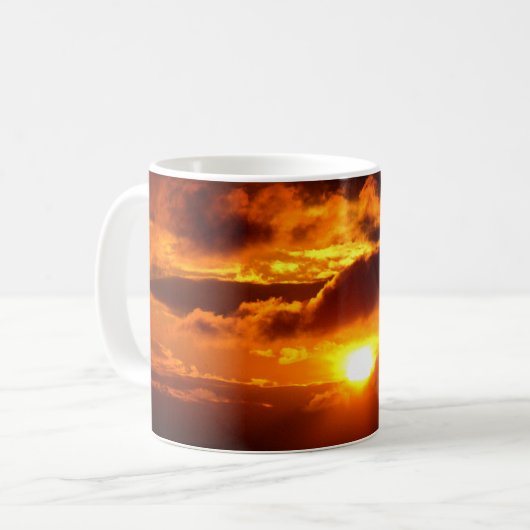 Mug Le feu dans le ciel (Devant gauche)