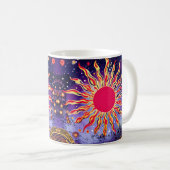 Mug "Le feu de la danse du Cosmos" Le Soleil (Devant droit)