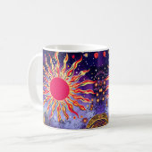 Mug "Le feu de la danse du Cosmos" Le Soleil (Devant gauche)
