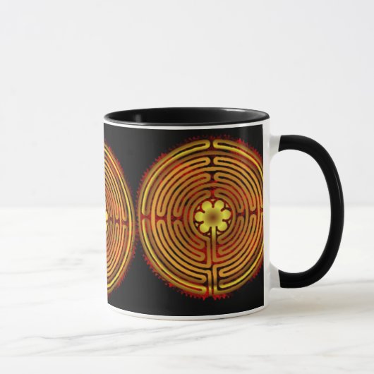 Mug Le feu de labyrinthe de Chartres stupéfient la (Droite)