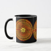 Mug Le feu de labyrinthe de Chartres stupéfient la (Gauche)