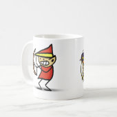 Mug Le feu Elf de griffonnage du magicien 101 (Devant gauche)